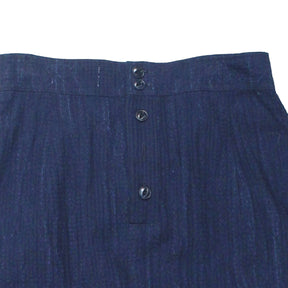 YMC Indigo Seersucker Pocket Skirt