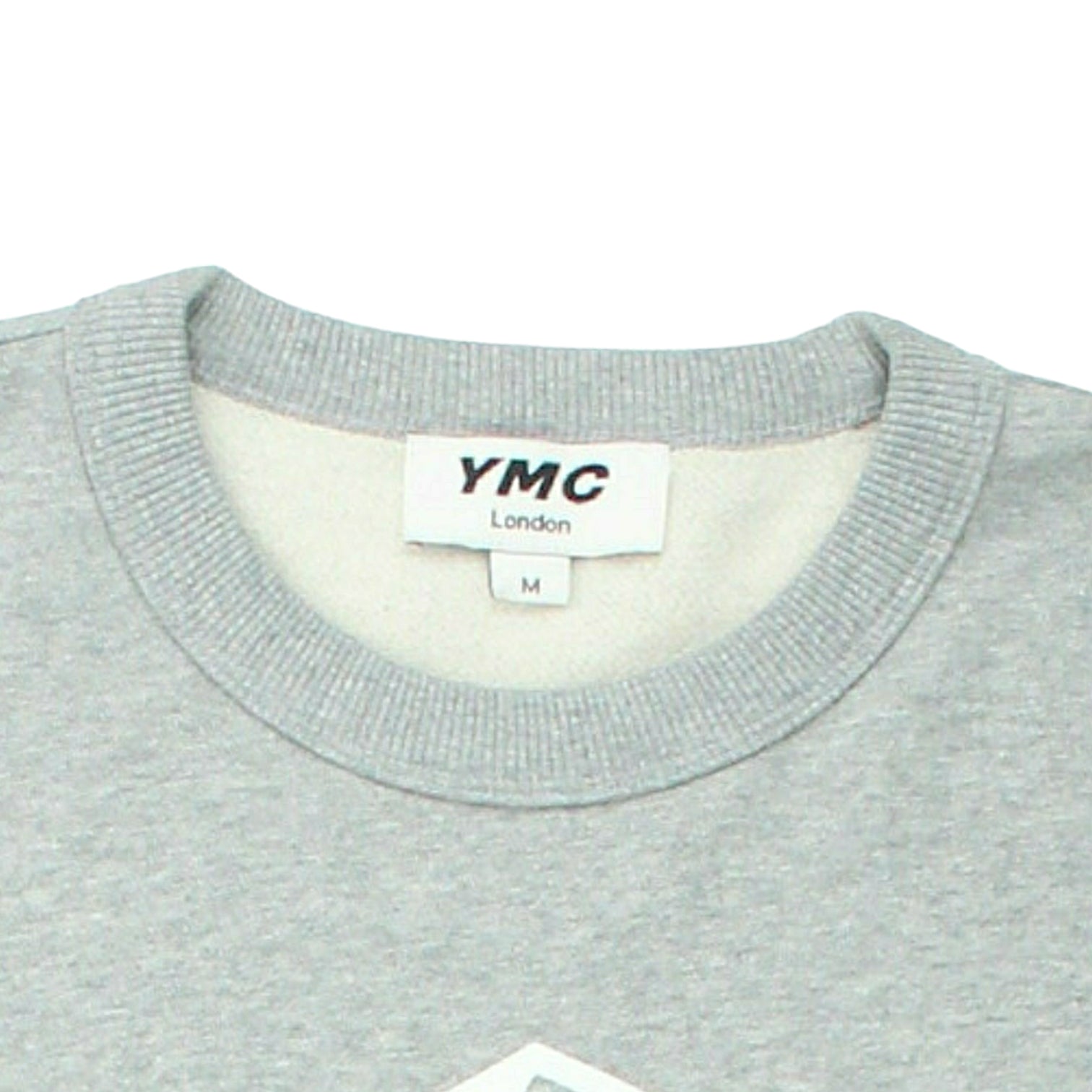 YMC Grey Marl 3D Logo Sweatshirt