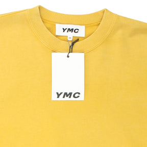 YMC Yellow Almost Grown Sweatshirt