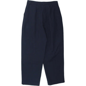 YMC Navy Wool Pleat Trousers