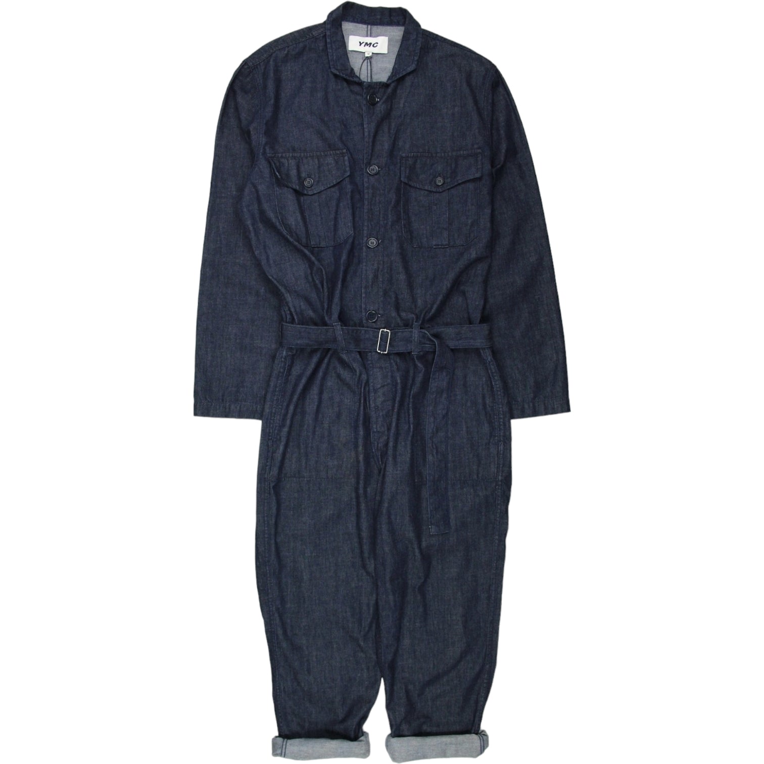 YMC Indigo Long Sleeve Boilersuit