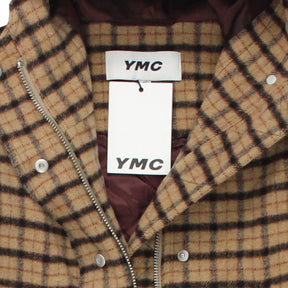 YMC Brown Check Quilt Lined Parka
