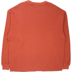 YMC Brick Red Waffle Sweatshirt