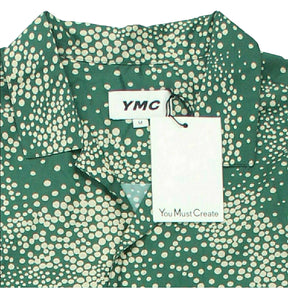 YMC Green/Ecru Snowstorm Print