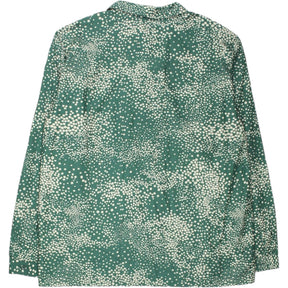 YMC Green/Ecru Snowstorm Print