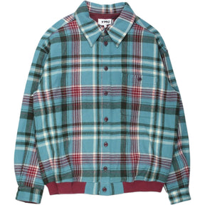 YMC Blue/Multi Plaid Gaucho Shirt