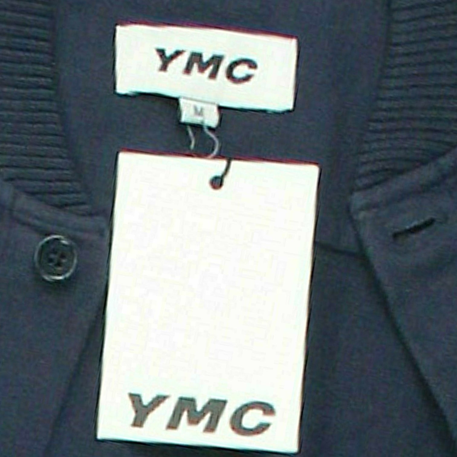 YMC Navy Rib Collared Shirt