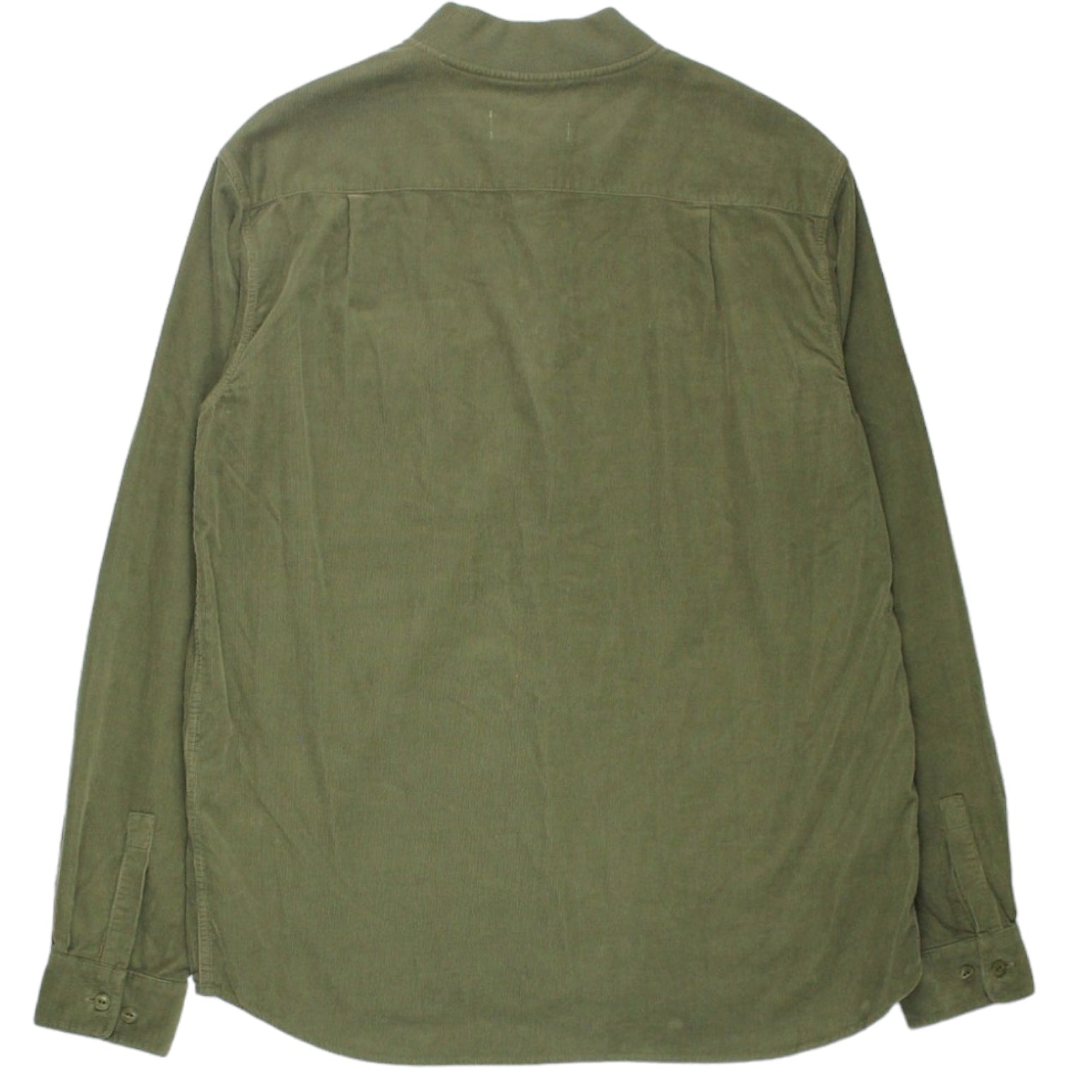 YMC Olive Needlecord Shirt