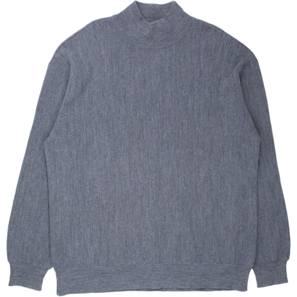 YMC Grey Marl Mock Neck Sweater