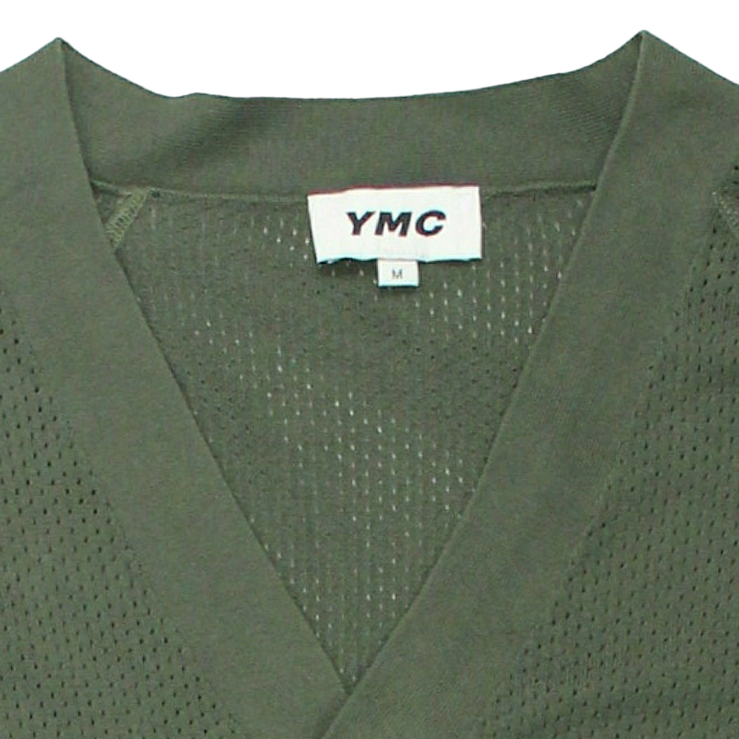 YMC Green Pointelle Cardigan