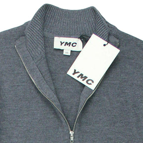 YMC Grey Knit Zip Dress