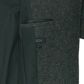 COS Grey Single Breasted Oversized Coat