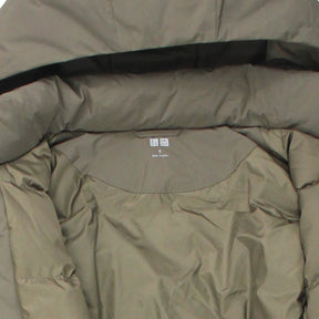 Uniqlo Olive Hybrid Down Coat