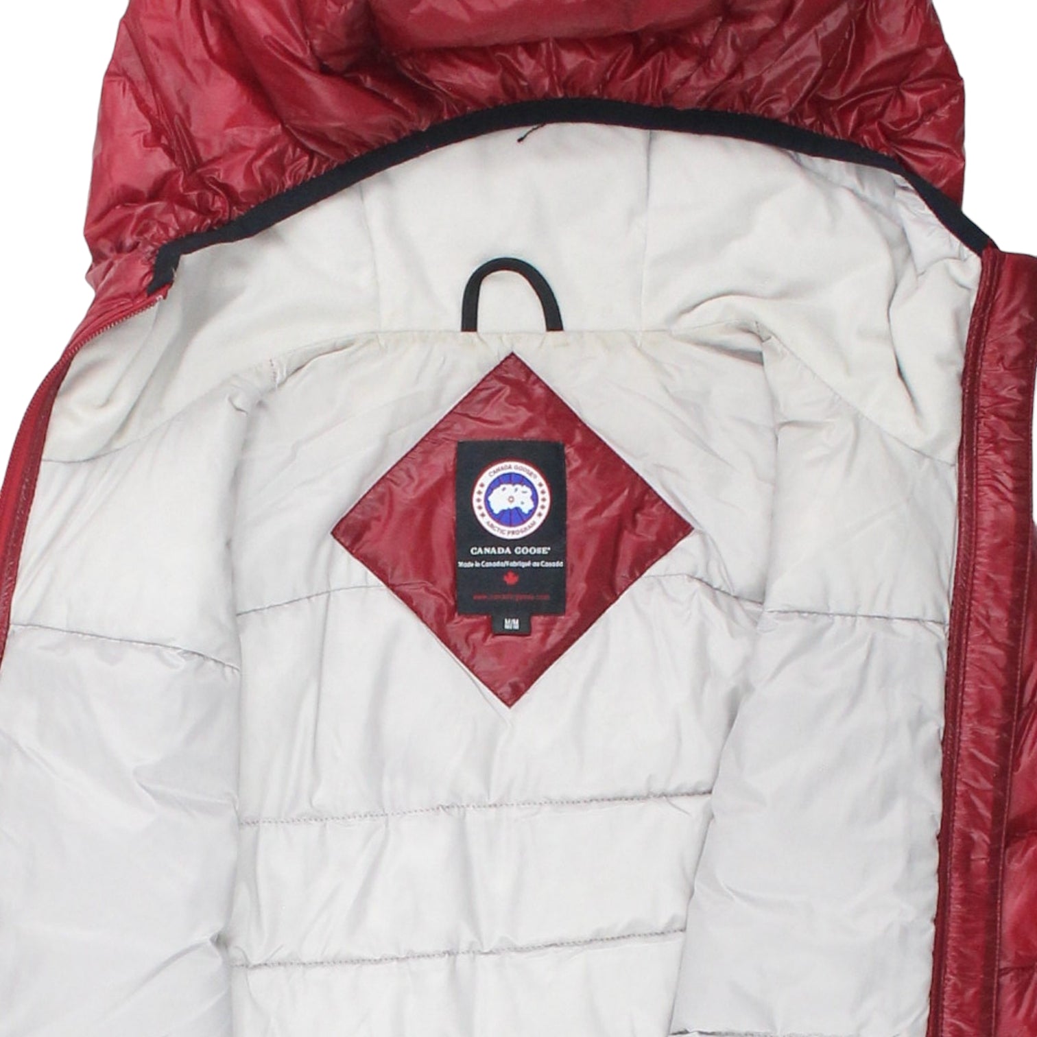 Canada Goose Red Hybridge Lite Hoody