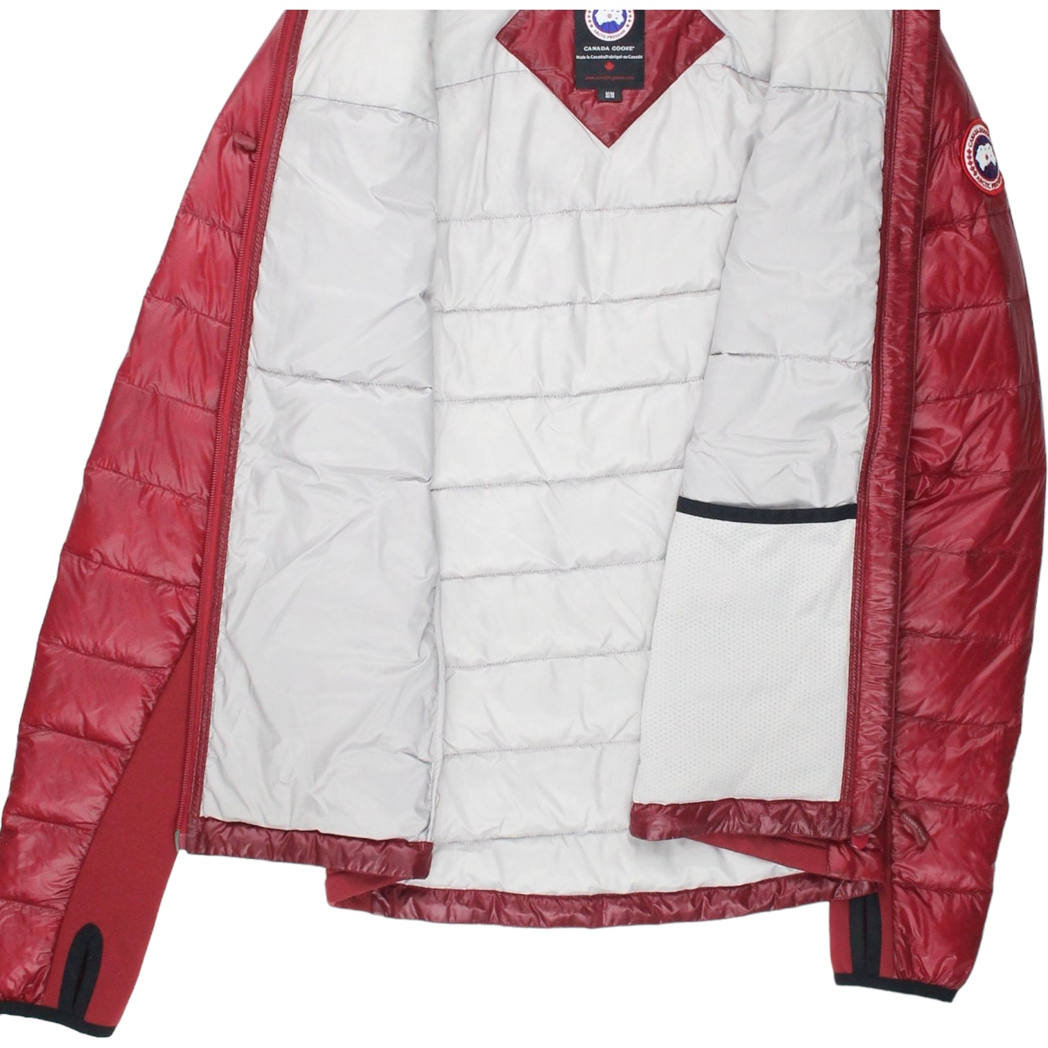 Canada Goose Red Hybridge Lite Hoody