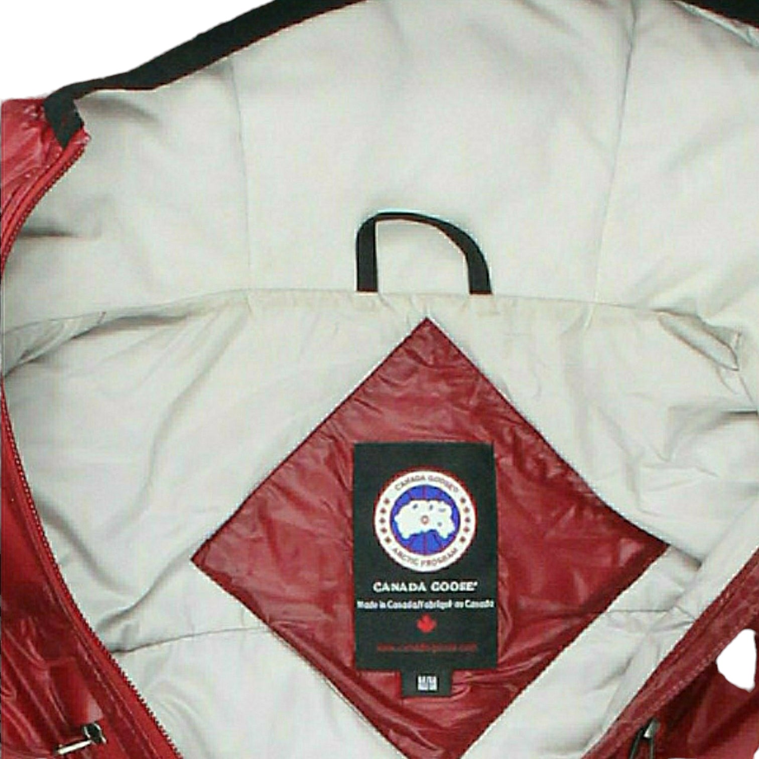 Canada Goose Red Hybridge Lite Hoody