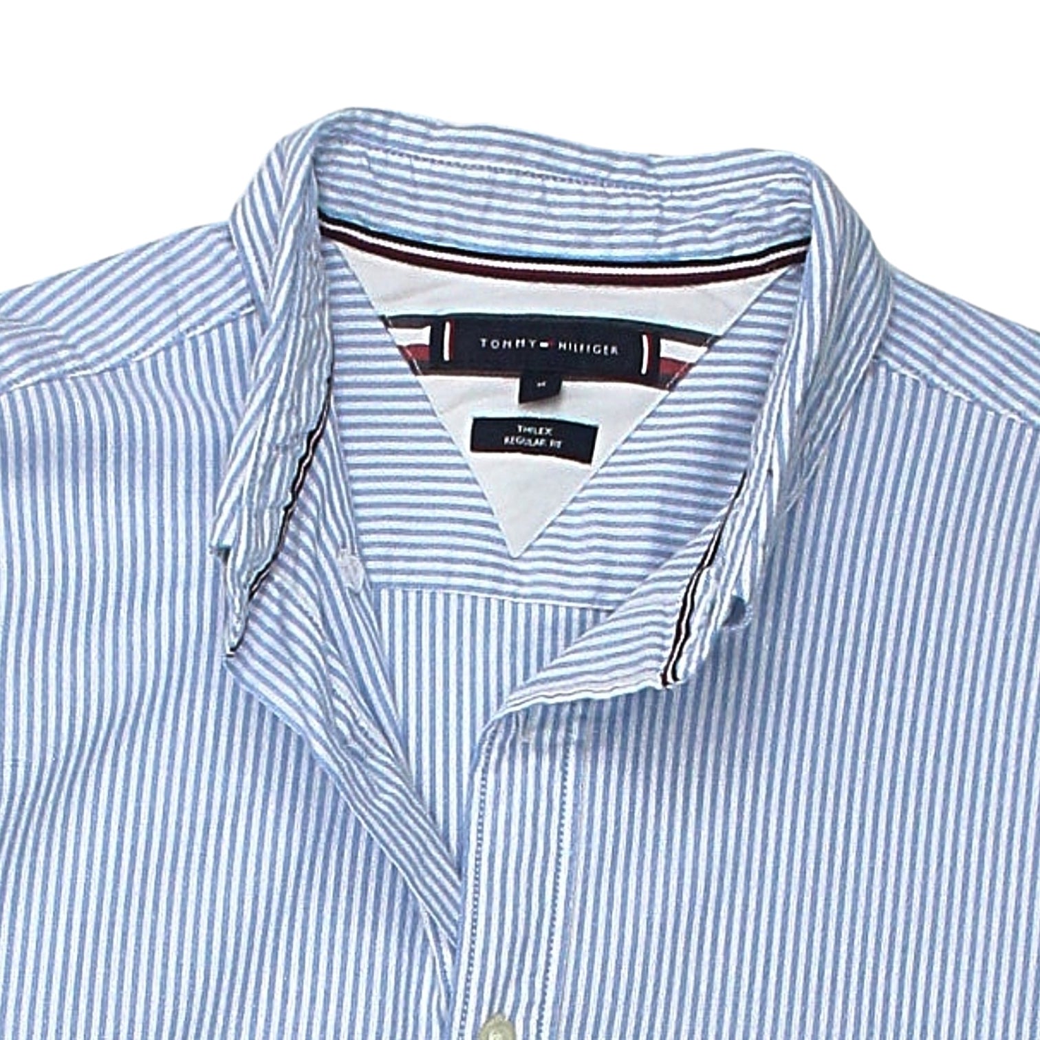 Tommy Hilfiger Blue Stripe Oxford Shirt