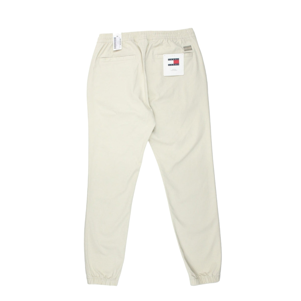 Tommy Jeans Cream Slim Tapered Jog Trousers