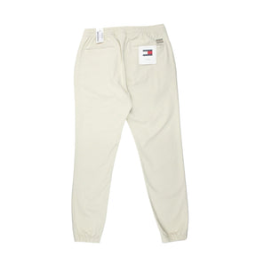 Tommy Jeans Cream Slim Tapered Jog Trousers