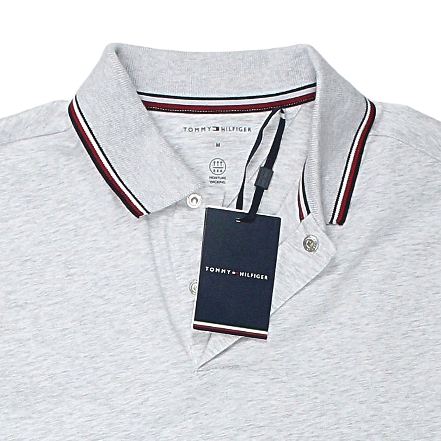 Tommy Hilfiger Grey Marl Polo Shirt