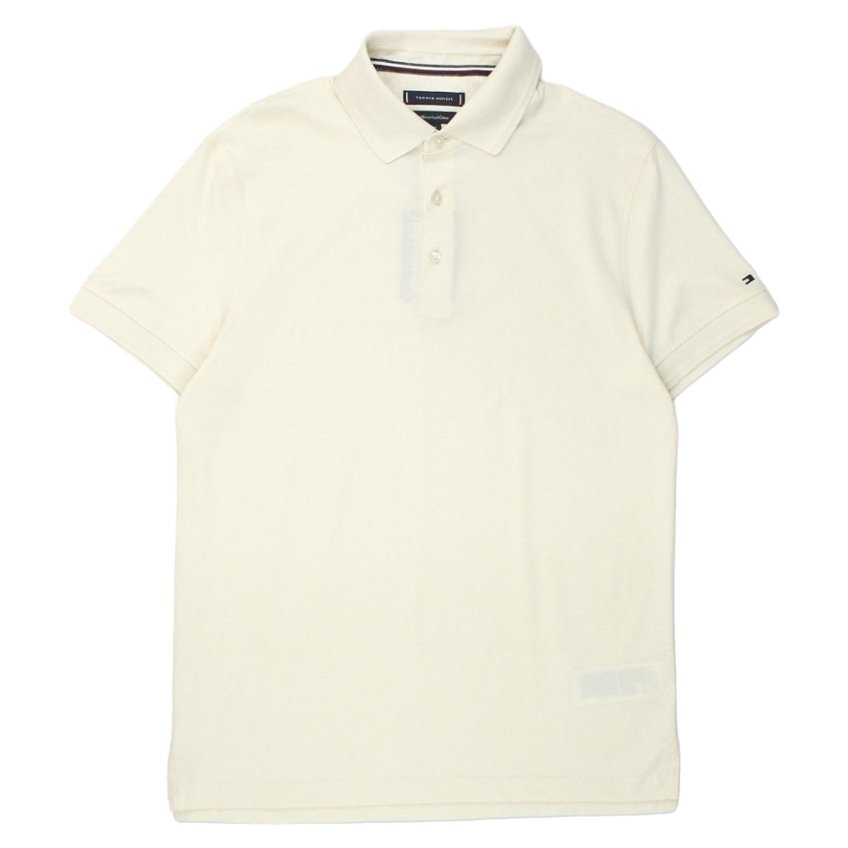 Tommy Hilfiger Cream Mercerized Polo Shirt
