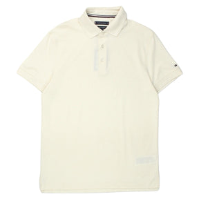 Tommy Hilfiger Cream Mercerized Polo Shirt