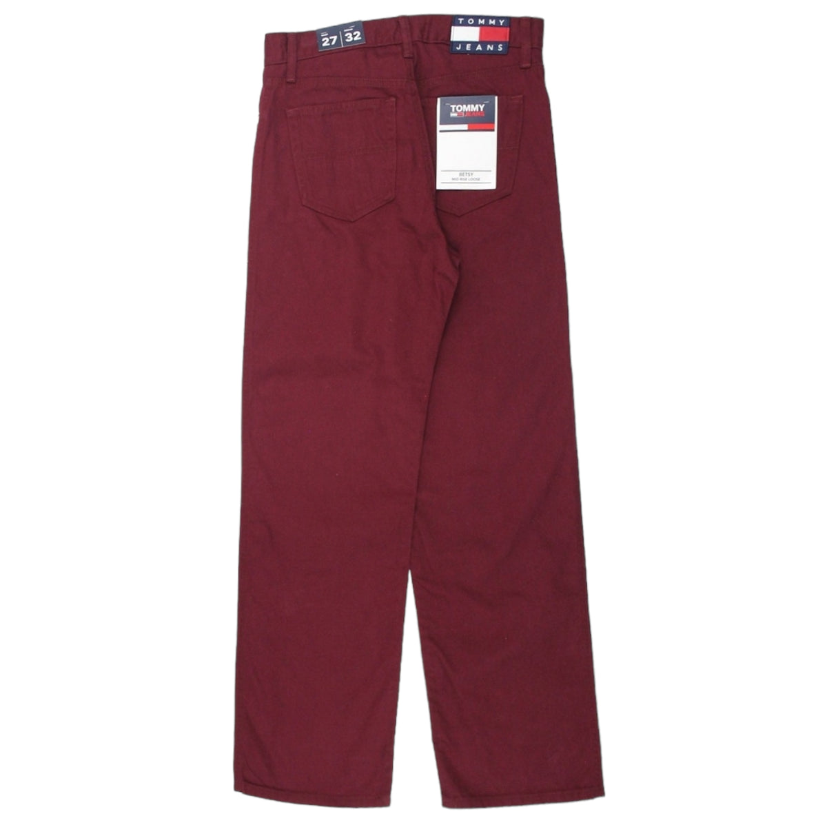 Tommy Jeans Wine Betsy Mid-Rise Jeans