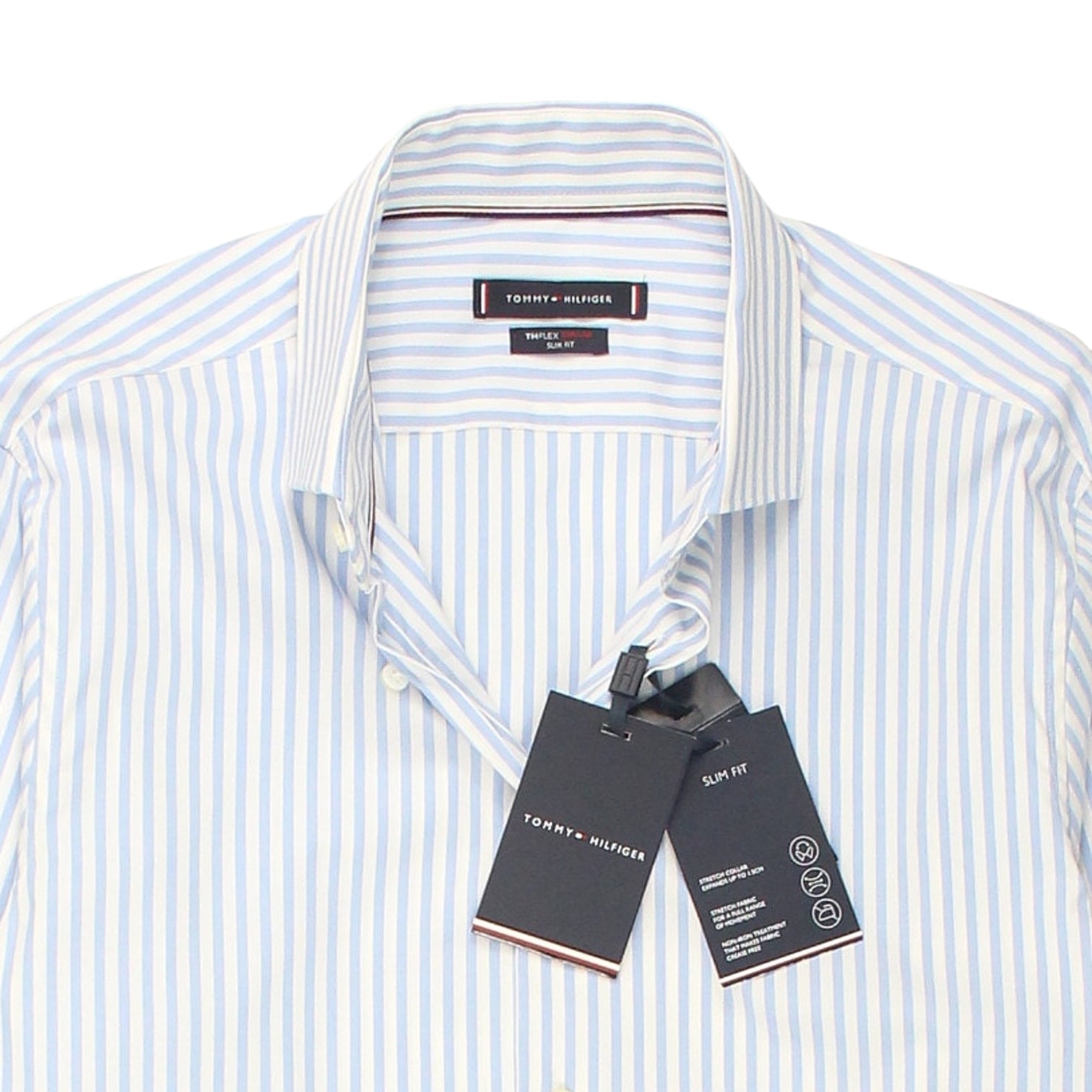Tommy Hilfiger Blue/White Classic Stripe Shirt