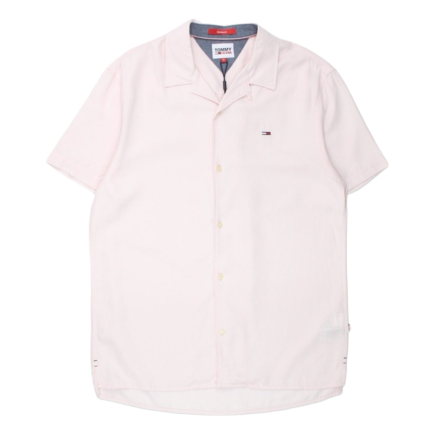 Tommy Jeans Pink Camp Shirt