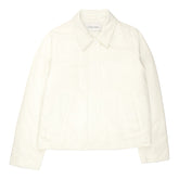 Calvin Klein White Padded Satin Jacket