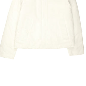 Calvin Klein White Padded Satin Jacket