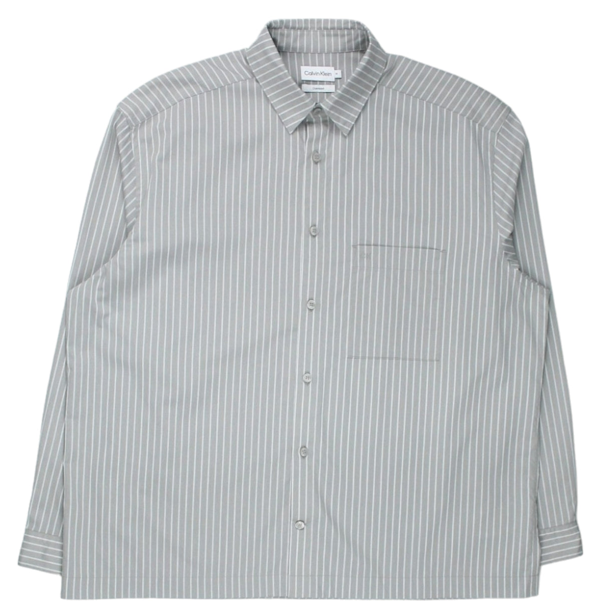 Calvin Klein Grey/White Oversized Shirt