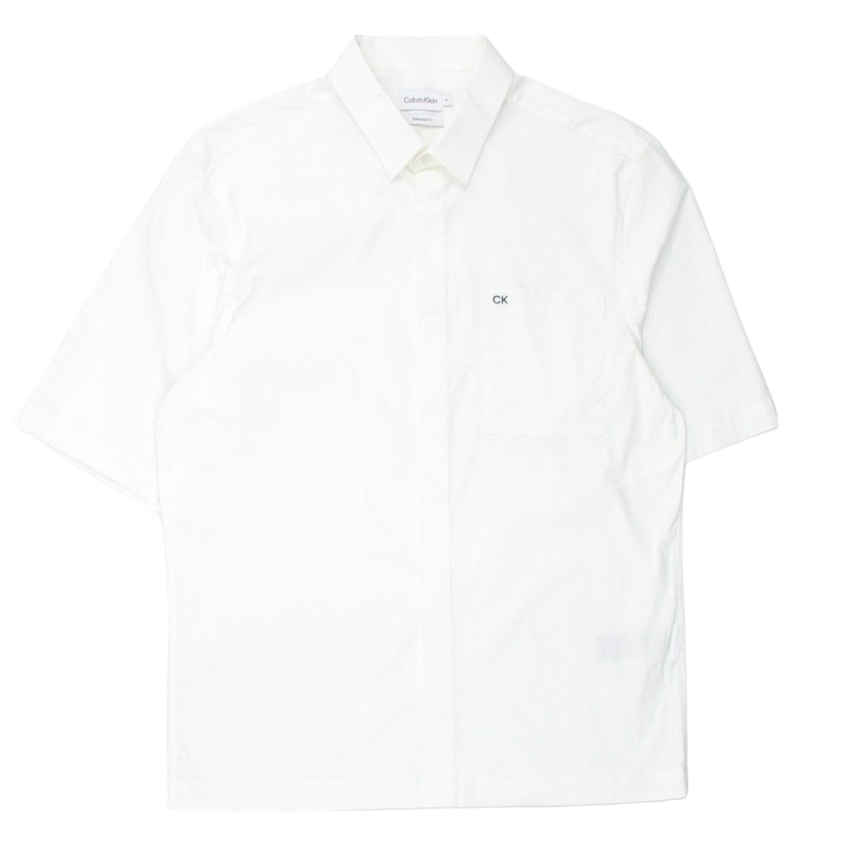 Calvin Klein White Relaxed Fit SS Shirt