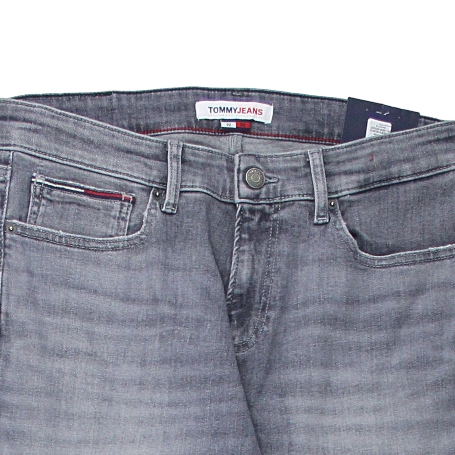 Tommy Faded Black Scanton Slim Jeans