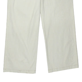 Calvin Klein Ecru Zipped Boilersuit