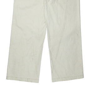 Calvin Klein Ecru Zipped Boilersuit