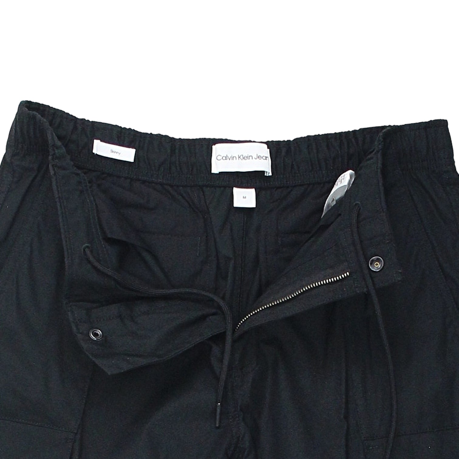 Calvin Klein Jeans Black Cargo Jog Trousers
