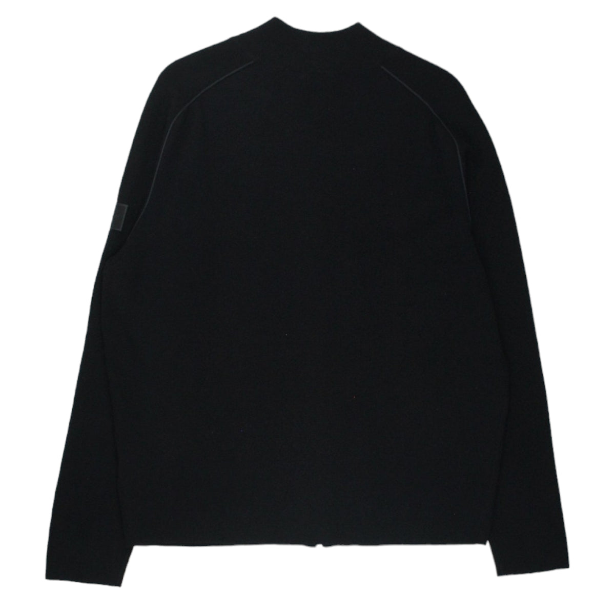Calvin Klein Black Milano Stitch Zip Thru Sweater