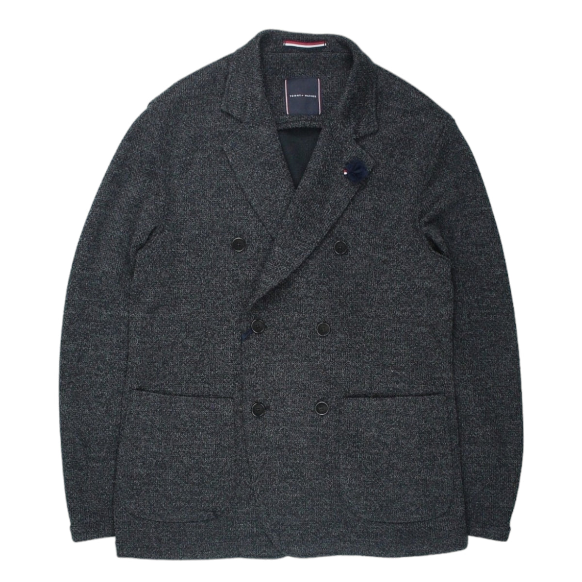 Tommy Hilfiger Grey Textured Knit Jacket