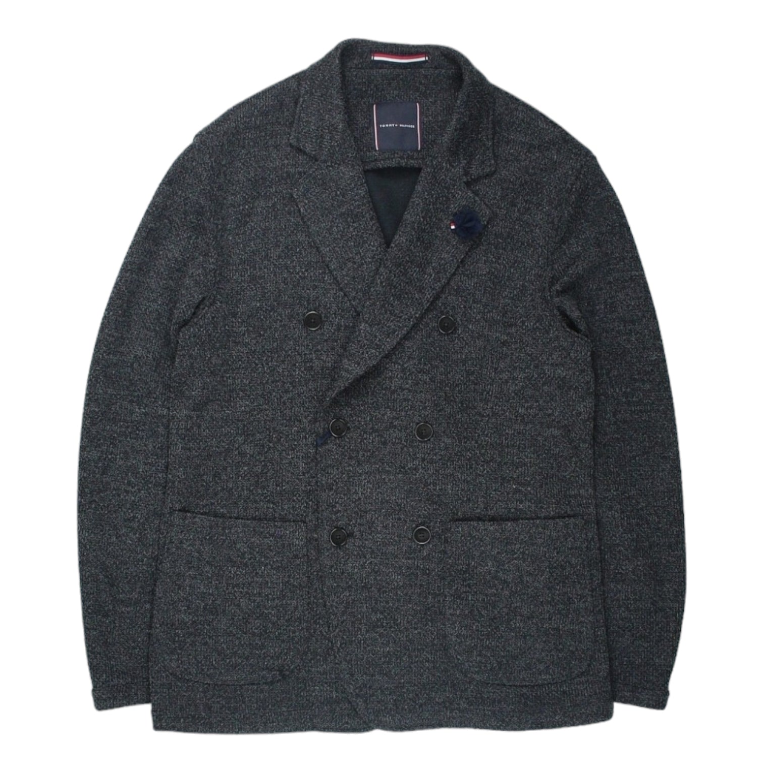 Tommy Hilfiger Grey Textured Knit Jacket