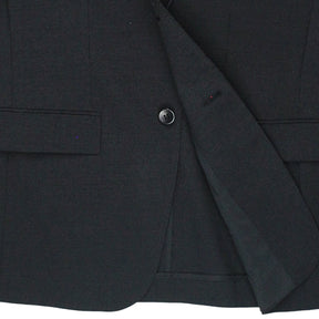 Calvin Klein Gunmetal Washable 2 Tone Wool Blazer