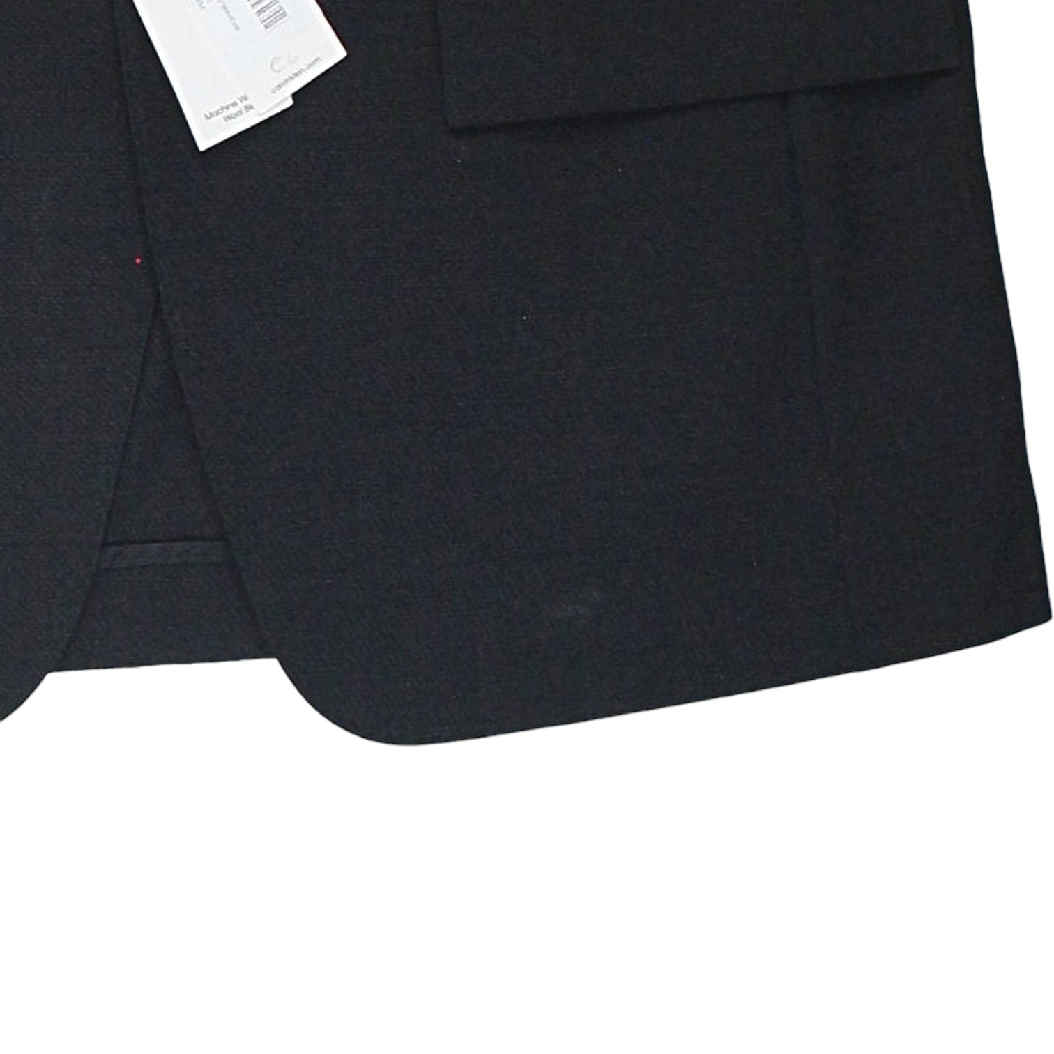 Calvin Klein Gunmetal Washable 2 Tone Wool Blazer