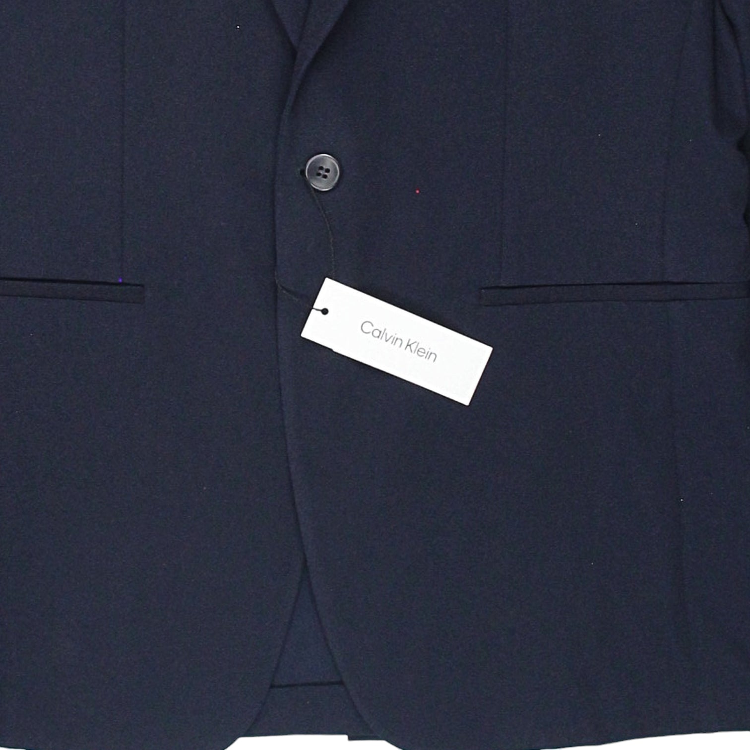 Calvin Klein Navy Soft Twill SB Blazer