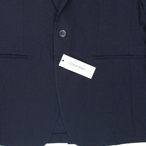 Calvin Klein Navy Soft Twill SB Blazer