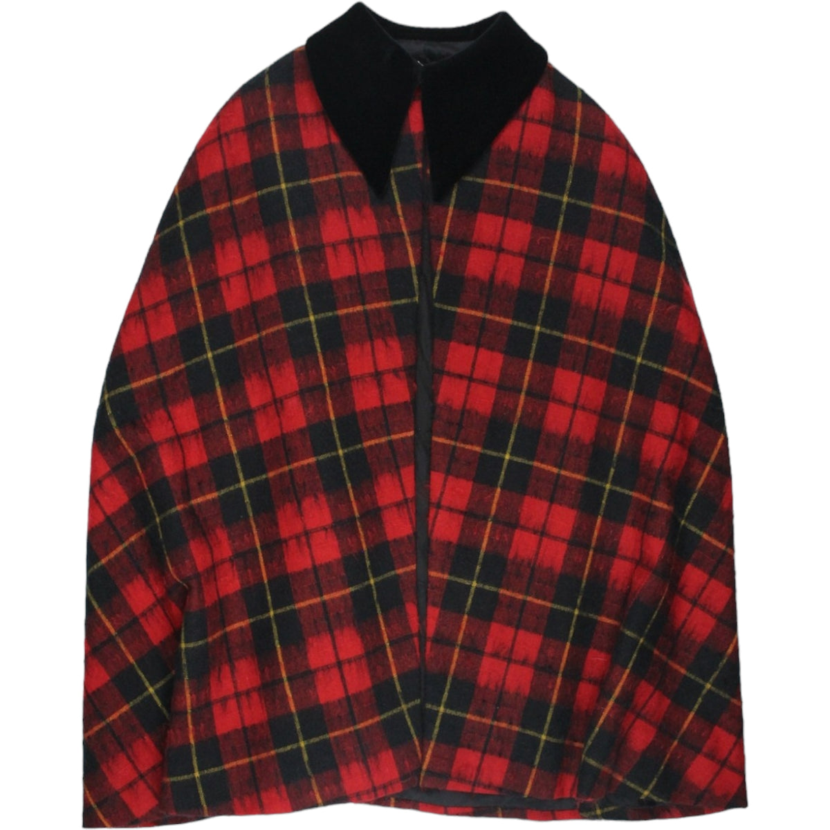 Dege & Skinner Red Tartan Cloak