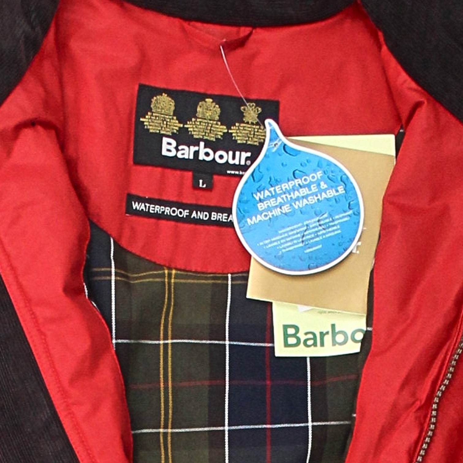 Barbour Red Waterproof & Breathable Coat