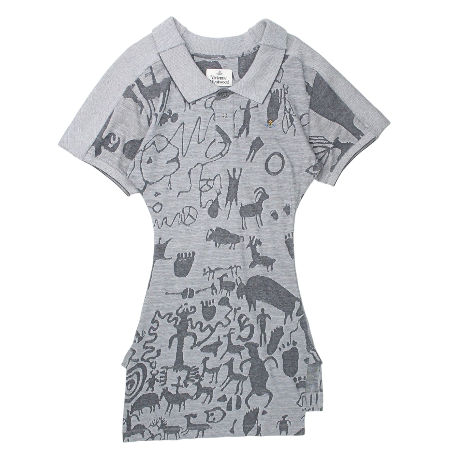 Vivienne Westwood Grey Stefano Polo Dress