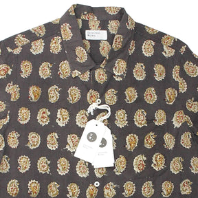 Universal Works Brown Paisley SS Shirt