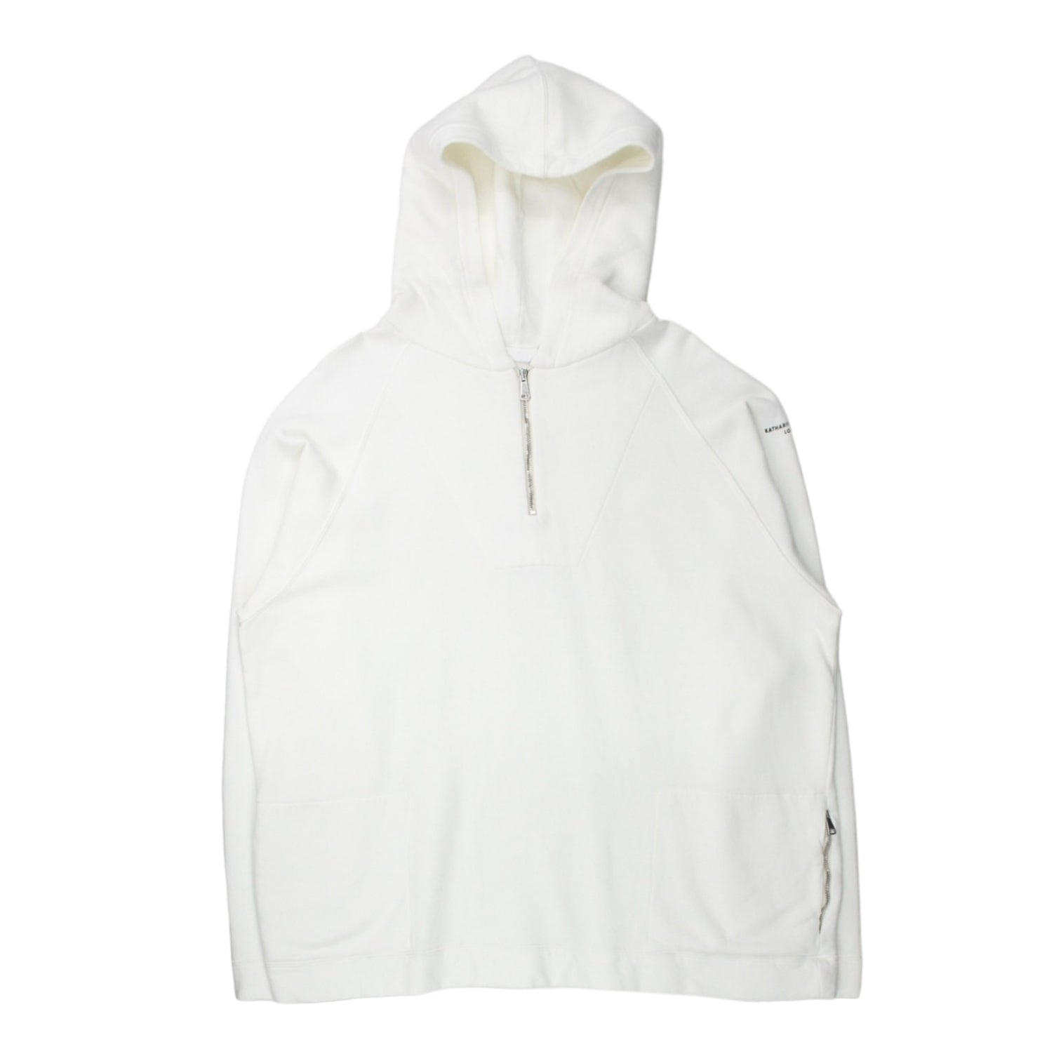 Katharine Hamnett White Rico Hoodie | Shop from Crisis Online