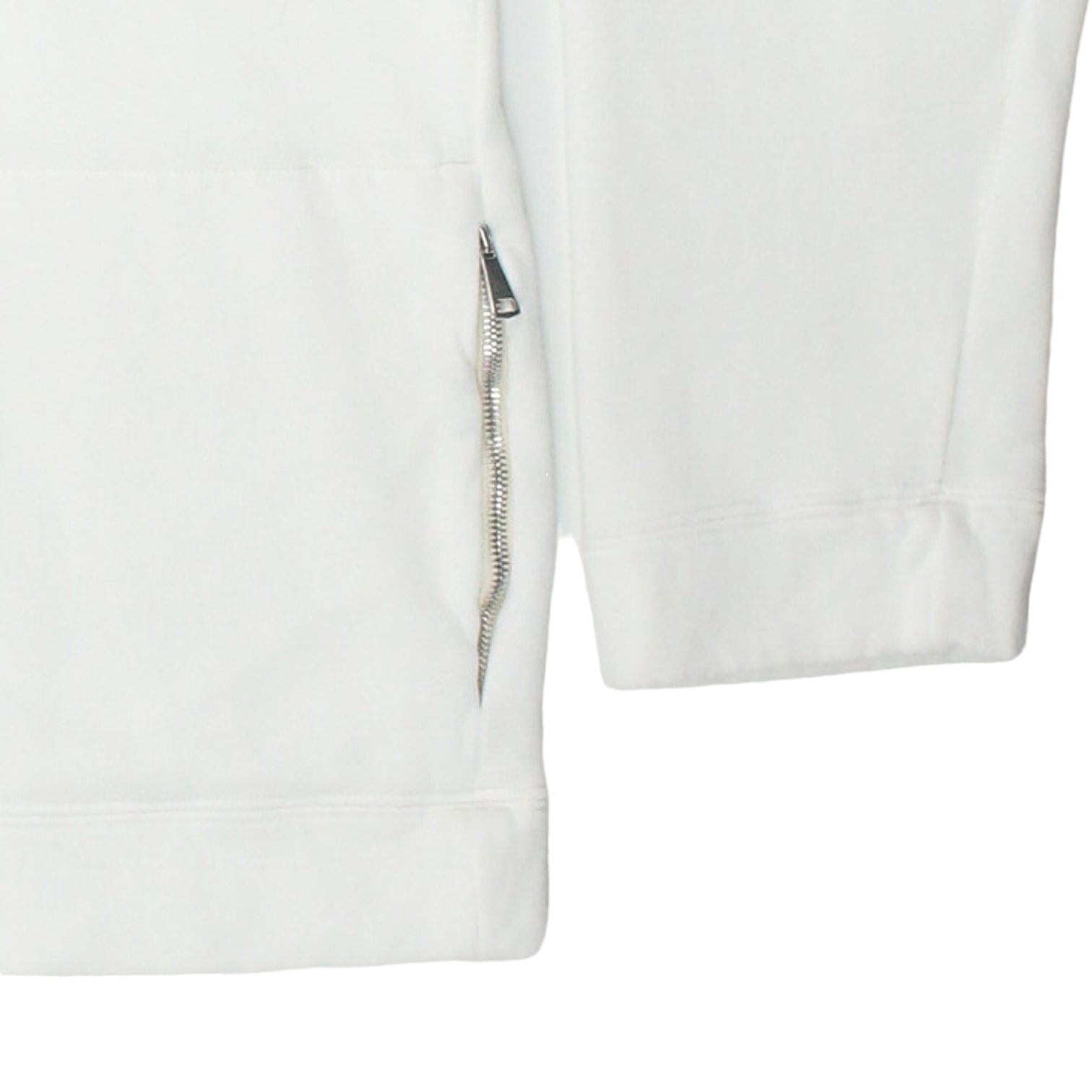 Katharine Hamnett White Rico 1/4 Zip Hoodie